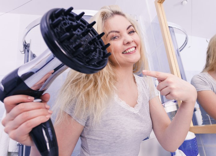 Secador de cabello con difusor
