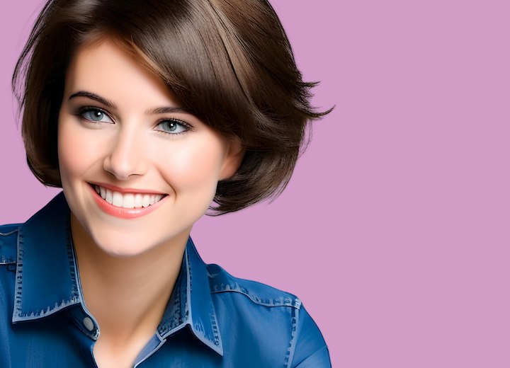 Un cabello corto que se adapta a la personalidad de una mujer