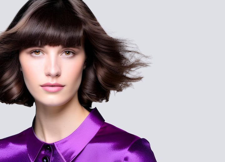Mujer con cabello difícil y rebelde