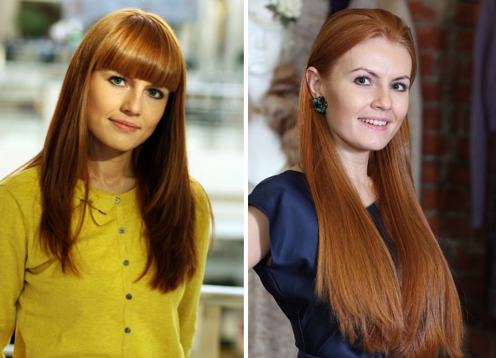 Colores para combinar con el cabello rojo