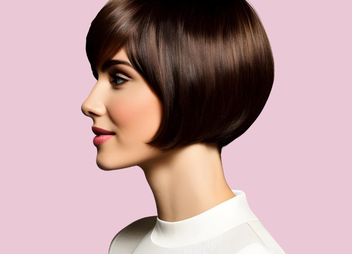 Corte de cabello bob moderno