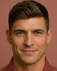 Look masculino con cabello corto