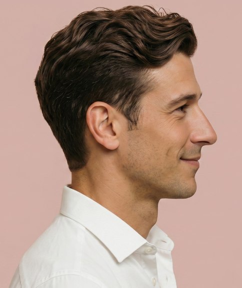 Look masculino con tupé