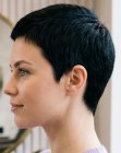 Pixie para cabello negro