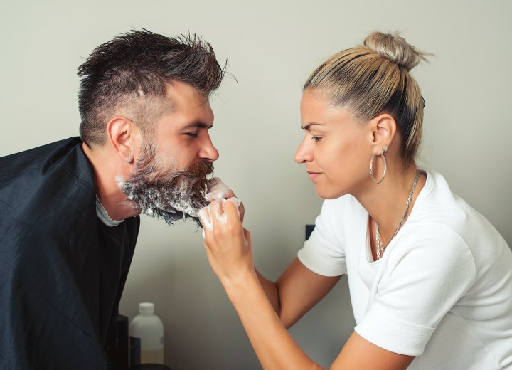 Colorear una barba